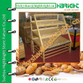 wooden Bread and Vegetable Display Rack